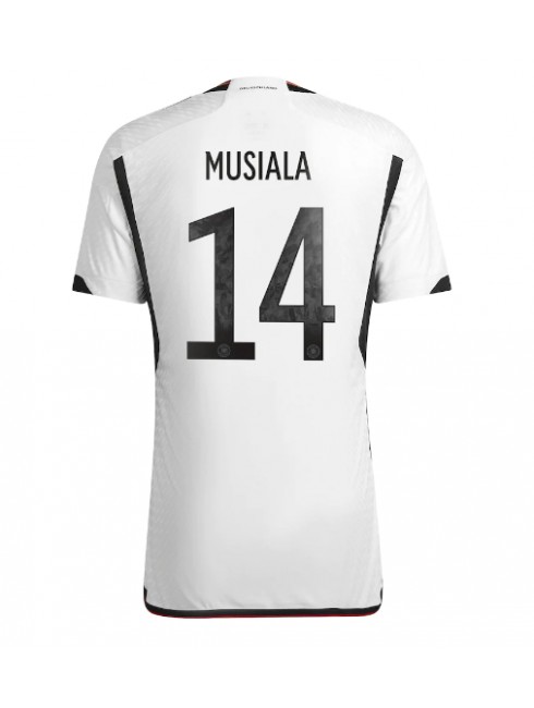 Deutschland Jamal Musiala #14 Heimtrikot WM 2022 Kurzarm